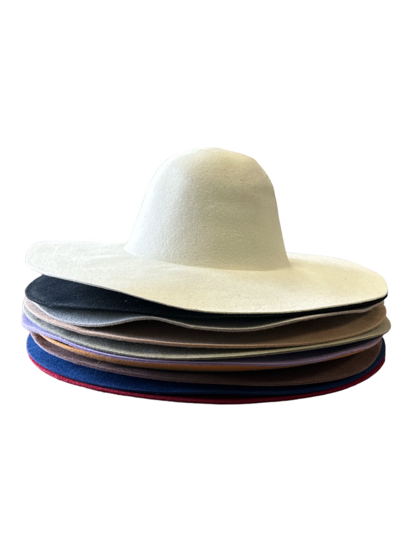 180g Western Weight Wool Hat Bodies w/ Stiffener Added